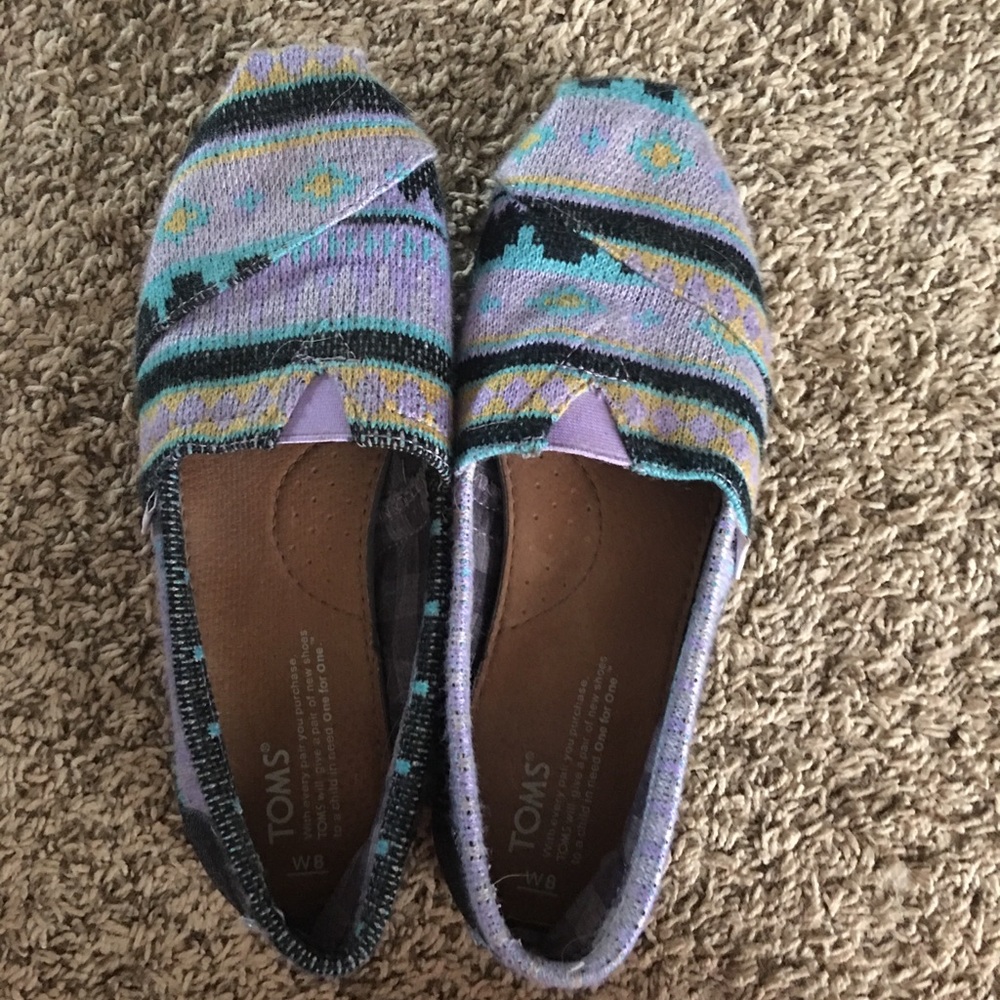 Toms Aztec shoes women’s size 8